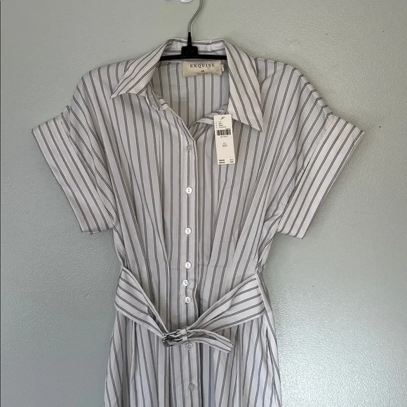 THE TOBIE SHIRT DRESS BY EXQUISE: DOUBLE BUCKLE EDITION - Picture 5 of 9